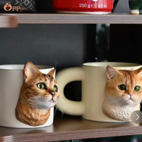 custom 3d pet figure ceramic mug
