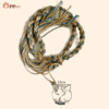 custom pet line art silver necklace