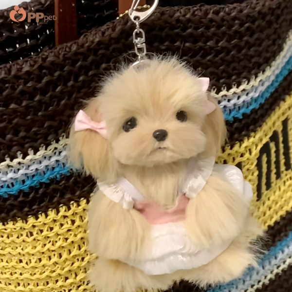 custom chenille stem pet doll bag charm