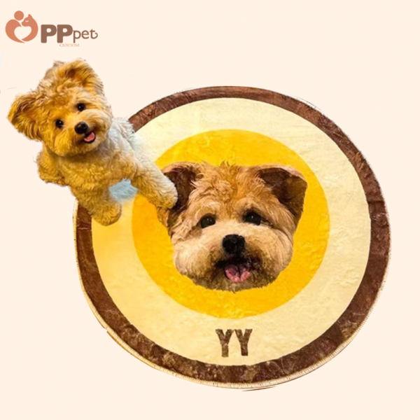 custom sherpa fleece pet blanket