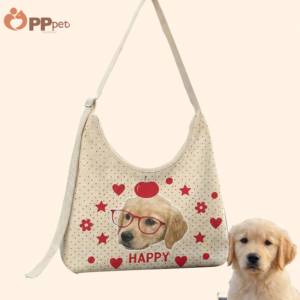 custom pet portrait tote bag