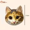 custom hand painted 3d pet head fridge magnet