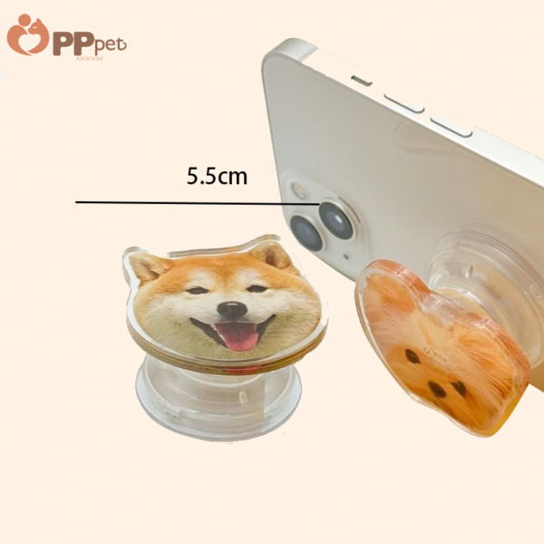 custom acrylic pet phone grip – set of 2