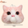 custom bubble blowing pet plush keychain